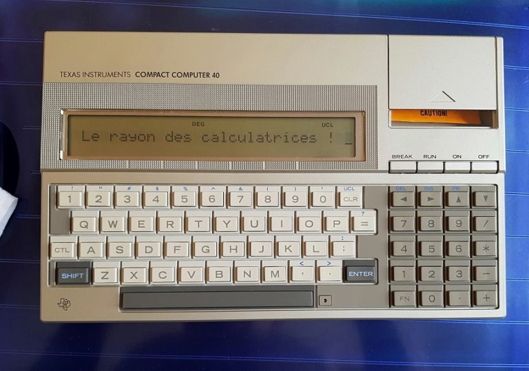 Texas Instruments Compact Computer 40 Le Rayon des Calculatrices